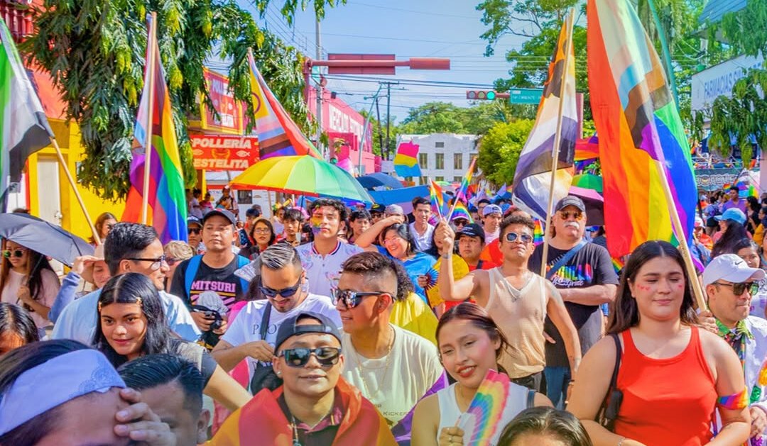 La marcha del orgullo LGBT+ en Tapachulo en 2025