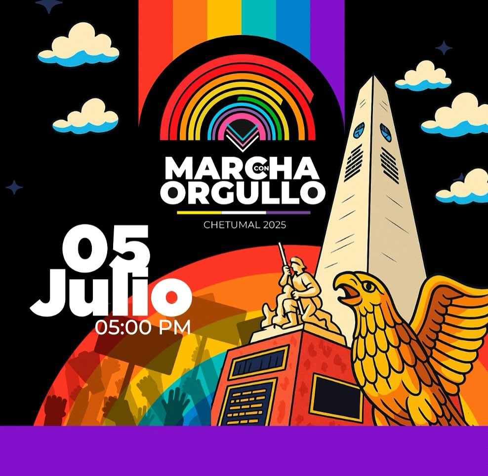 Marcha del Orgullo LGBTQI+ Chetumal